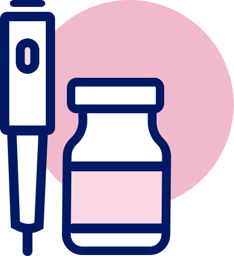 Pen and vial icons