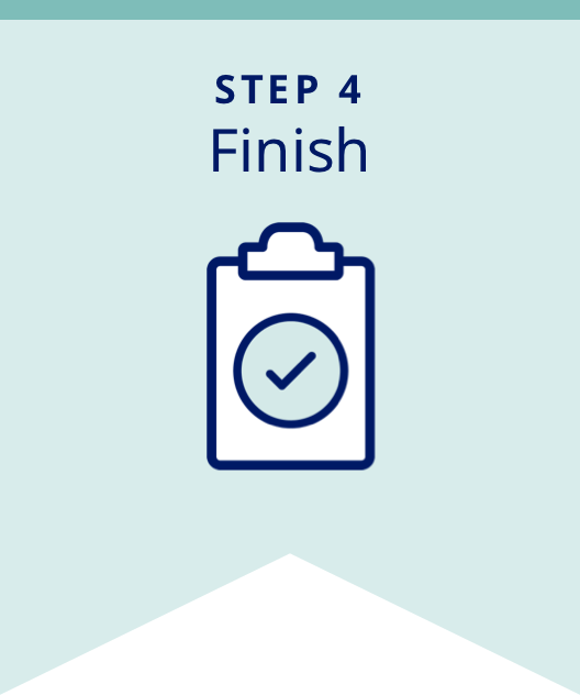 Step 4: Finish banner